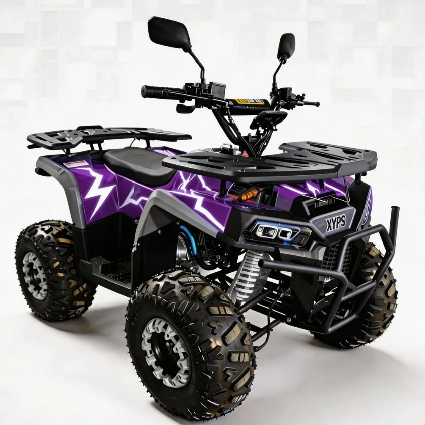 Outdoor Adventure Quad Biking - ATV 125cc、全地形対応クワッドバイク、オフロードビーチバギー、4輪ユーティリティビークル、アウトドアアドベンチャースポーツ