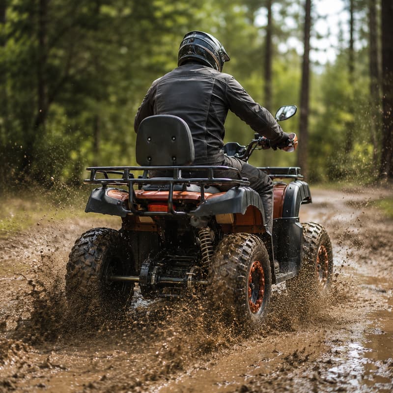 Outdoor Adventure Quad Biking - 大人用屋外バギーカスタム4輪ATVレーシングクワッドバイクオフロード全地形対応アドベンチャービークル高トラクションハンドリング