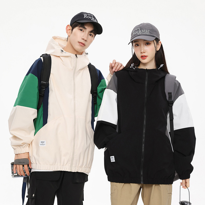 Outdoor Adventure Windbreaker - メンズウィンドブレーカー 2026 秋 ハイキングジャケット 高品質 防水