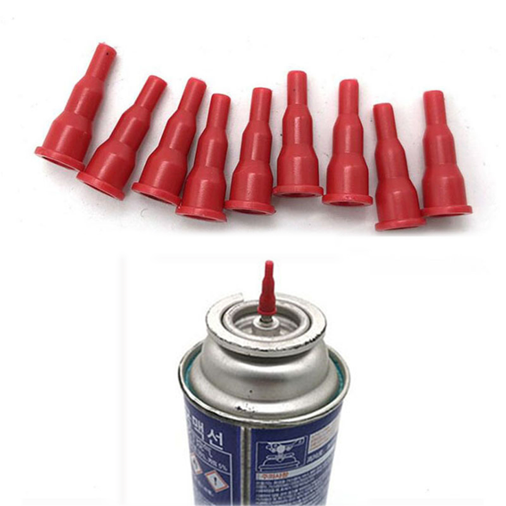 Fire Piston Starter - ブタン膨張バルブコンバータノズルアダプタ再利用可能なプラスチックブタンガス充填コネクタリフィルヘッドジェットフレームガンライター
