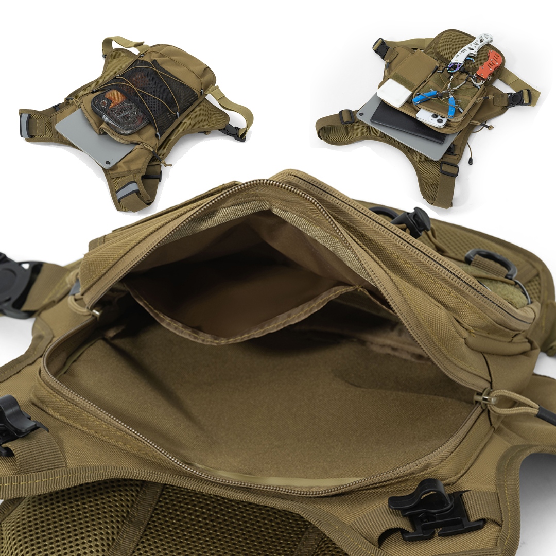 ランニングベスト男性女性用チェストパック水分補給バッグサイク - Outdoor Adventure Vest のレビューと価格