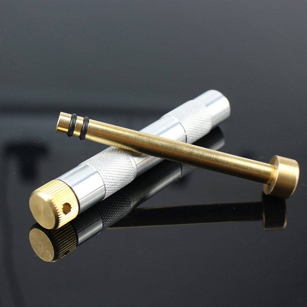 ポータブルファイヤーピストン、手動空気圧縮ファイヤースタータ - Fire Piston Starter のレビューと価格