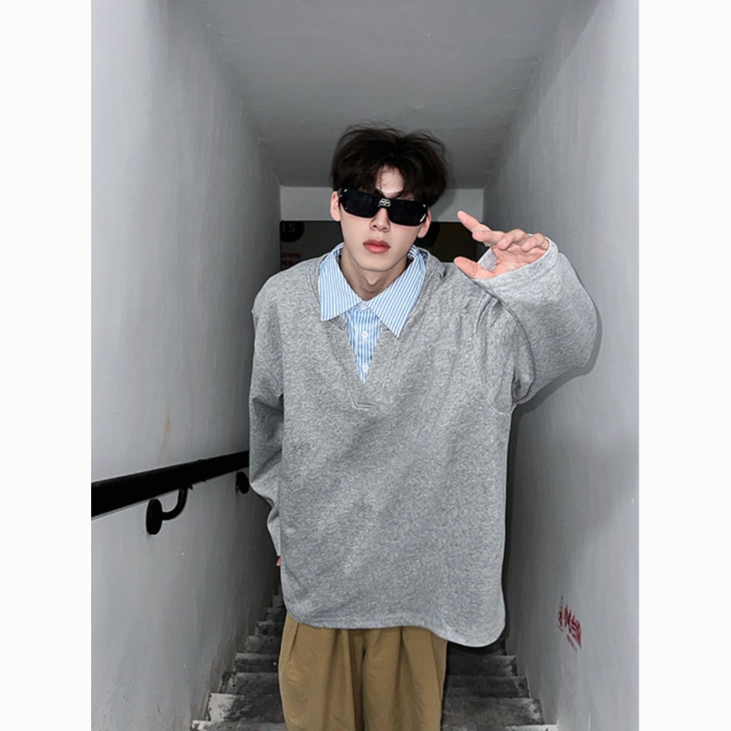 メンズ帽子なしパーカー Kpop フィッシングエクスペディシ - Outdoor Adventure Windbreaker のレビューと価格