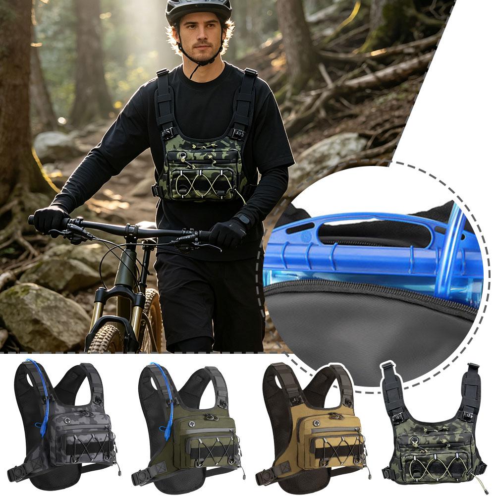 ランニングチェストパックハイドレーションベストサイクリングハ - Outdoor Adventure Vest のレビューと価格