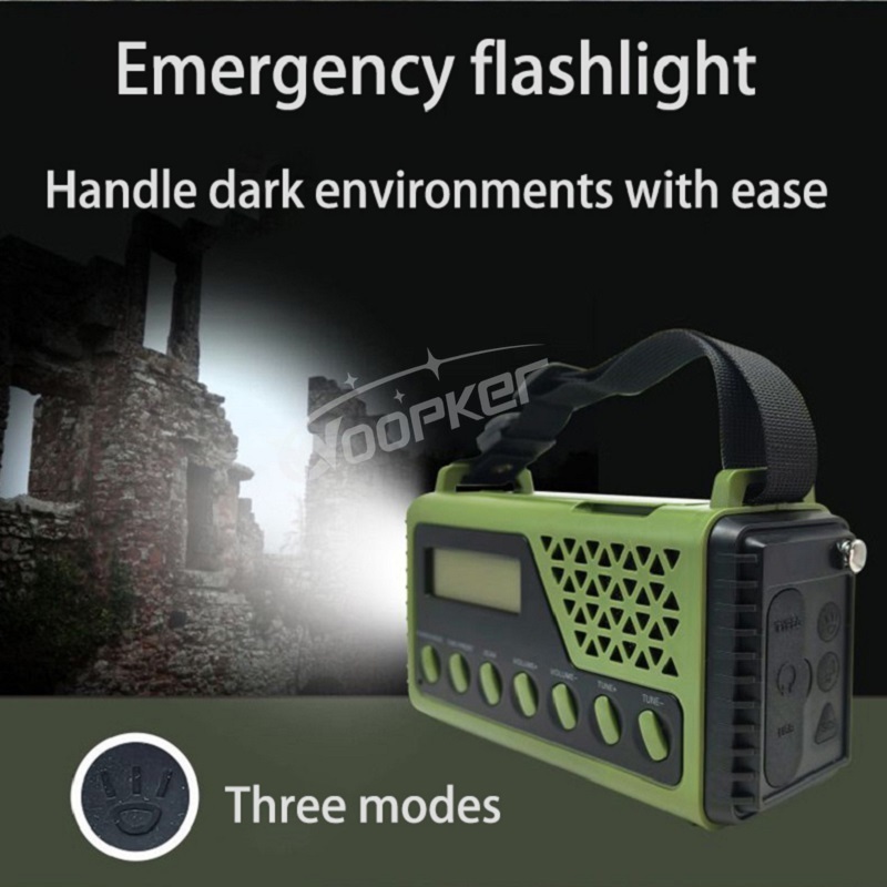 Woopker ラジオ SY-1199 10000mAh 多 - Emergency Radio Solar のレビューと価格