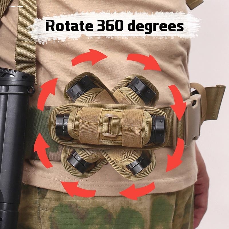 戦術的な懐中電灯ウエストバッグ多機能アドベンチャー屋外ナイト - Outdoor Adventure Degree のレビューと価格