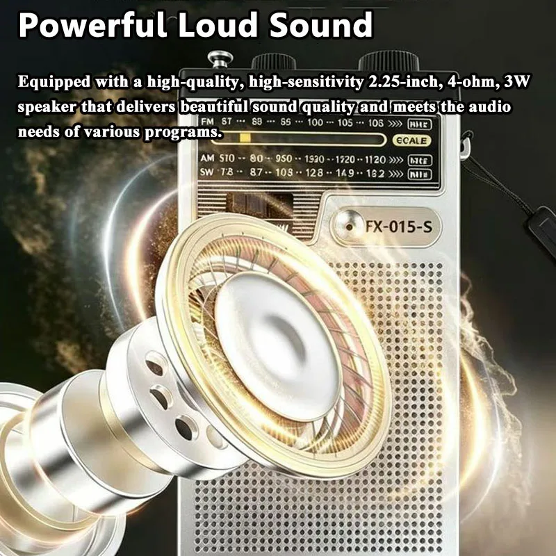 ミニFM AM SWラジオ ポータブルフルバンドポケットソー - Emergency Radio Solar のレビューと価格