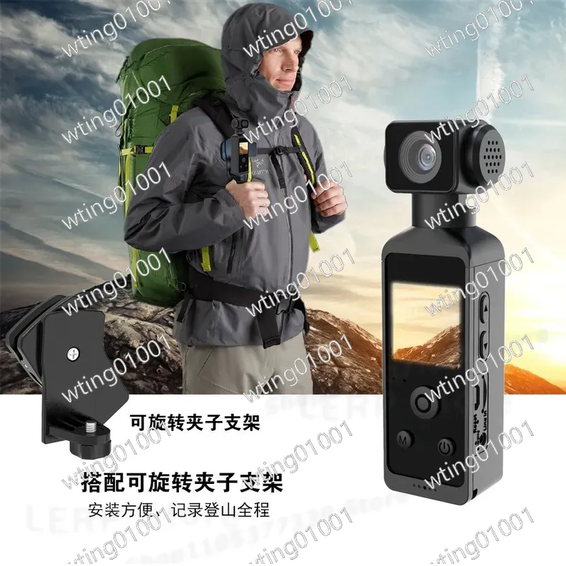 新型4Kスポーツポケットカメラ、270度回転レンズ搭載HDハ - Outdoor Adventure Degree のレビューと価格