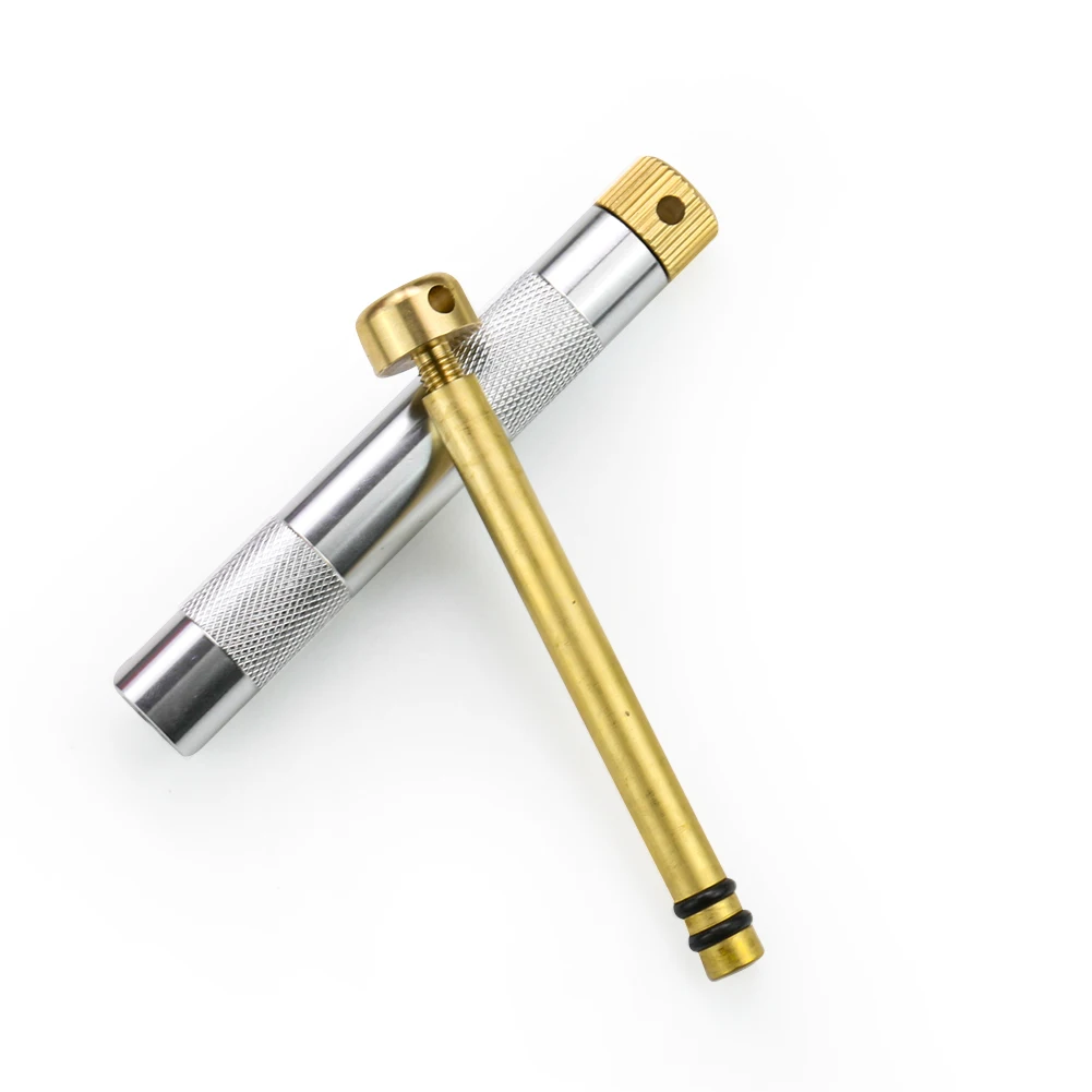 ポータブルファイヤーピストン金属空気圧縮ファイヤースターター - Fire Piston Starter のレビューと価格