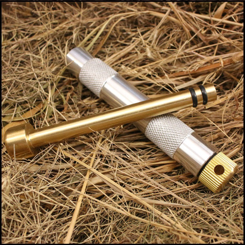 新しいポータブルピストン式ファイヤースターターキット、キャン - Fire Piston Starter のレビューと価格