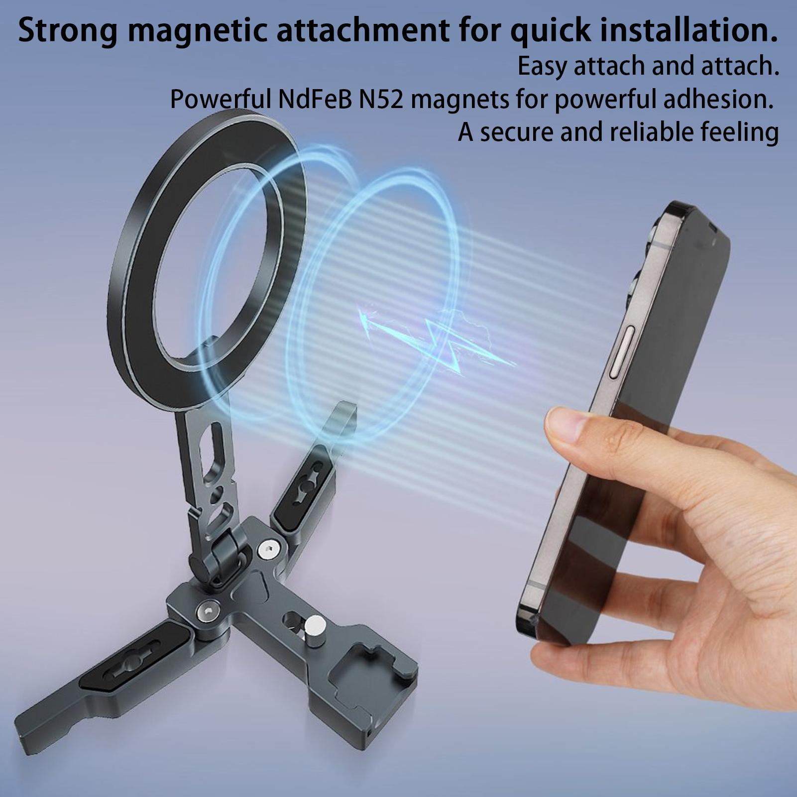 磁気電話スタンド折りたたみ式携帯電話磁気マウント 360 度 - Outdoor Adventure Degree のレビューと価格