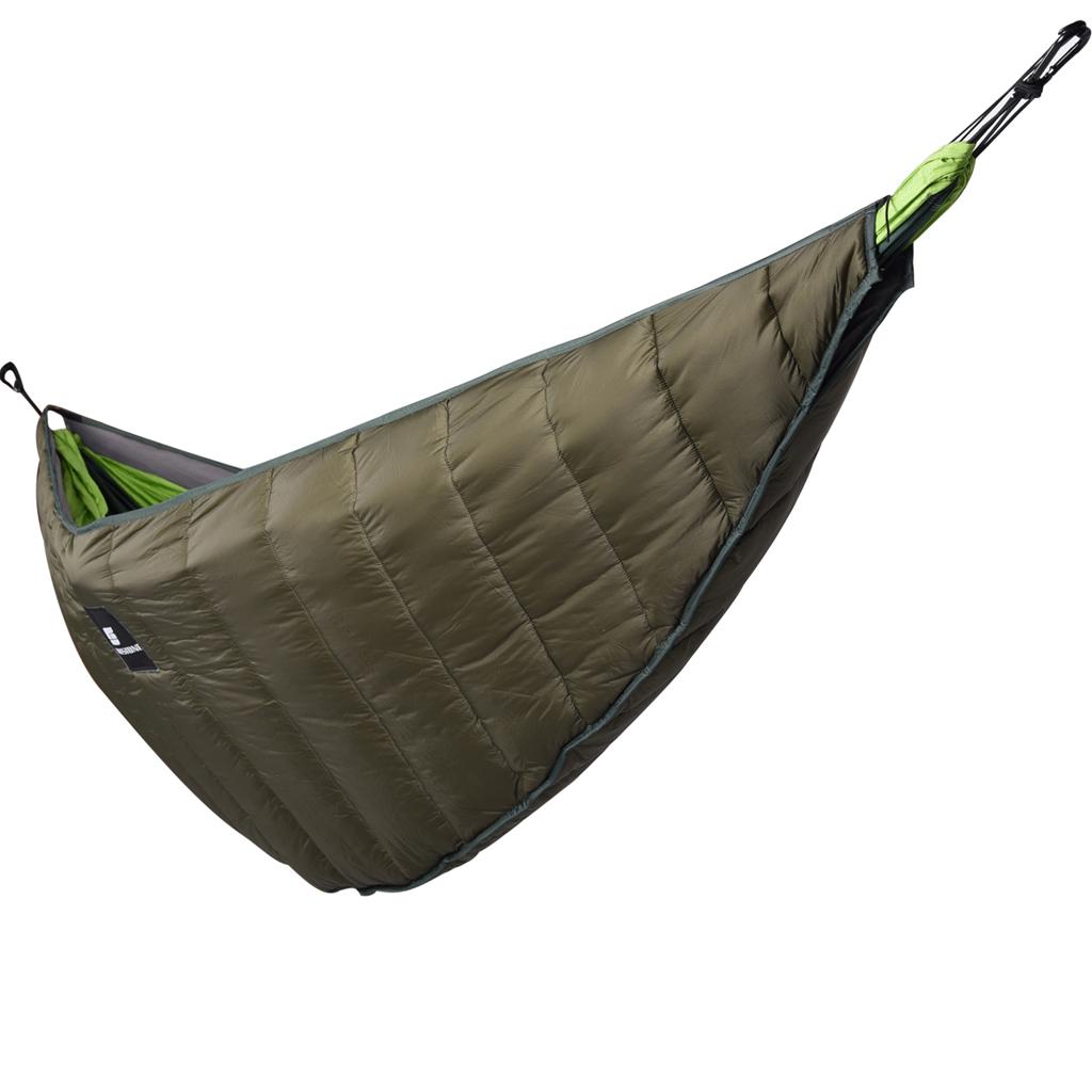 屋外用ポータブルハンモックアンダーキルト、0度対応寝袋、バッ - Outdoor Adventure Degree のレビューと価格