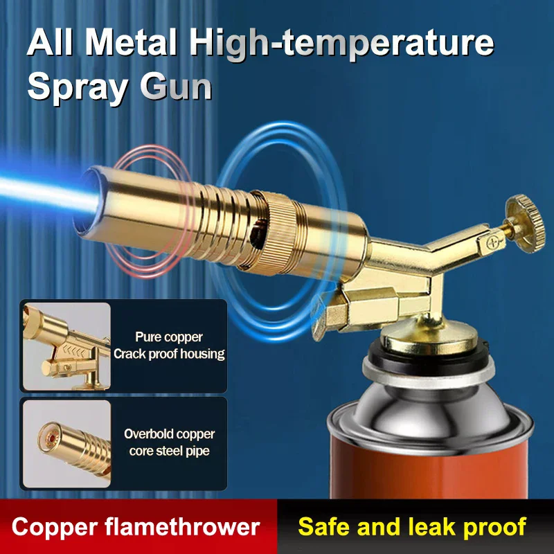 ポータブル溶接ガストーチ火炎ノズルブタンバーナー屋外キャンプ - Fire Piston Starter のレビューと価格