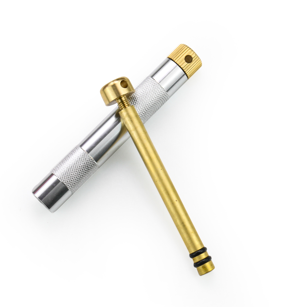 ポータブルファイヤーピストンエアメタルチューブ圧縮ファイヤー - Fire Piston Starter のレビューと価格