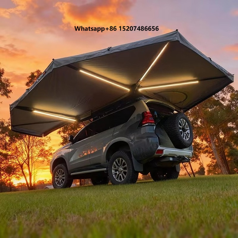 車用ルーフトップテント、270度拡張ルーフラックとオーニング - Outdoor Adventure Degree のレビューと価格