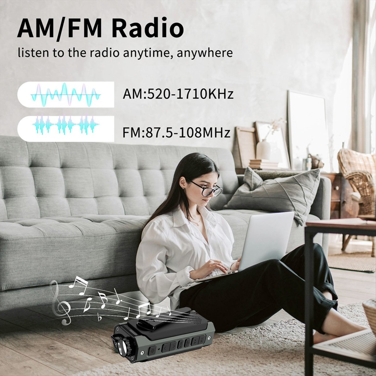 A26Z ポータブルソーラーラジオ、緊急用手回しラジオ、ダイ - Emergency Radio Solar のレビューと価格