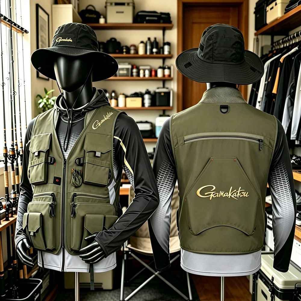 Gamakatsu メンズ マルチポケット フィッシング ベ - Outdoor Adventure Vest のレビューと価格