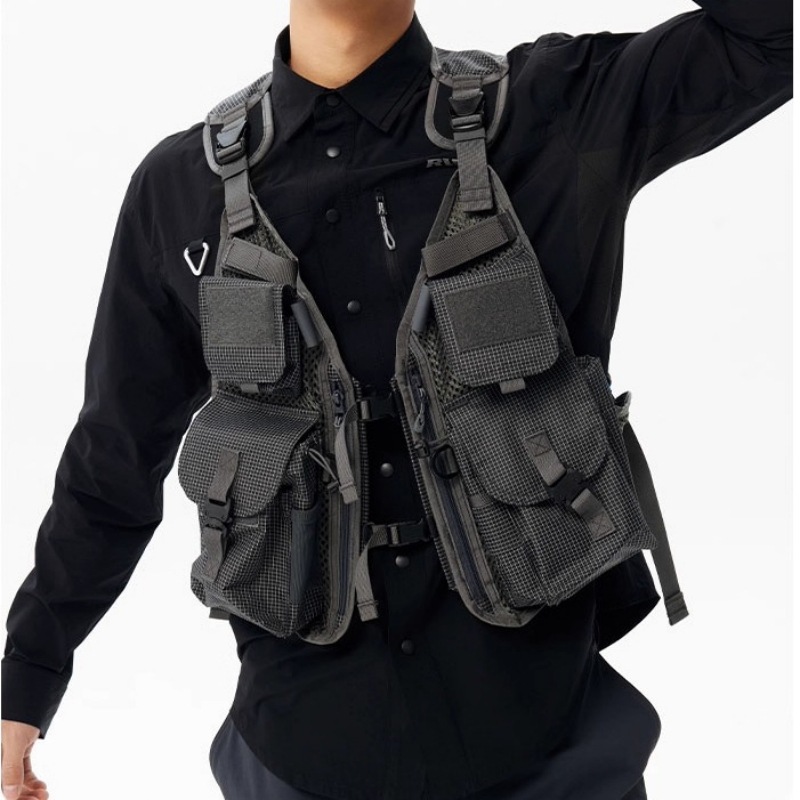 アウトドアタクティカルフィッシングベスト メンズ レディース - Outdoor Adventure Vest のレビューと価格