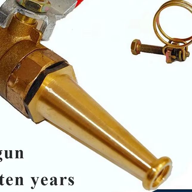 ボールバルブ付き高圧銅製水鉄砲、消防ホースリールノズル-洗車 - Fire Piston Starter のレビューと価格