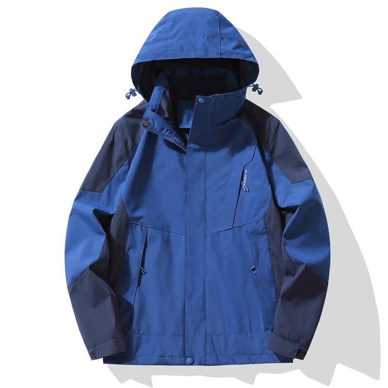 女性フード付きジャケット防水ジャケット男性女性ジップコート春 - Outdoor Adventure Windbreaker のレビューと価格