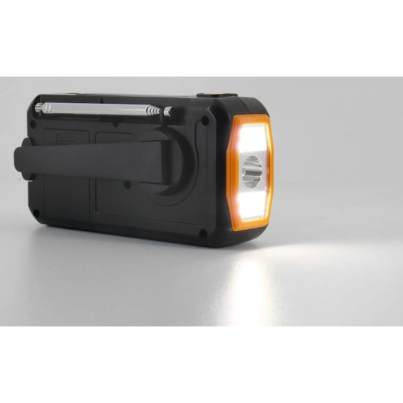 4000mAh ソーラーハンドクランク緊急ラジオ AM/FM - Emergency Radio Solar のレビューと価格