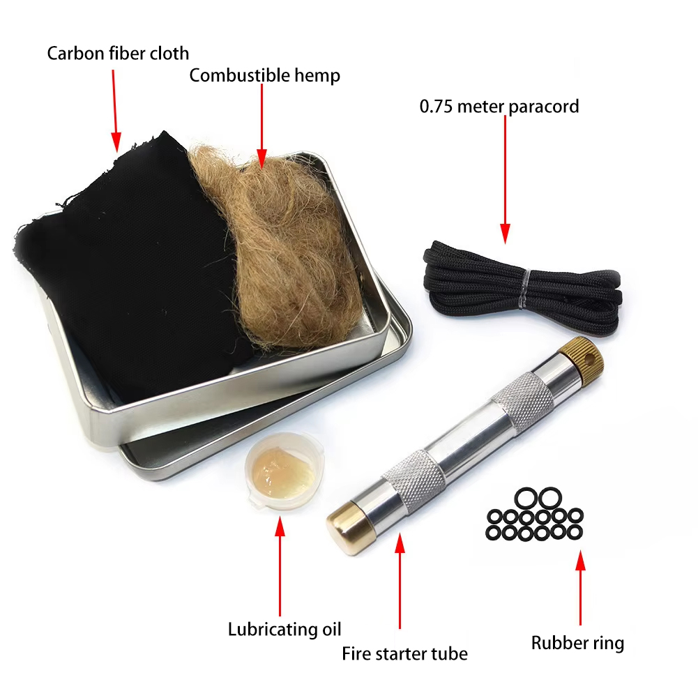 Outdoor Camping Piston Fire St - Fire Piston Starter のレビューと価格