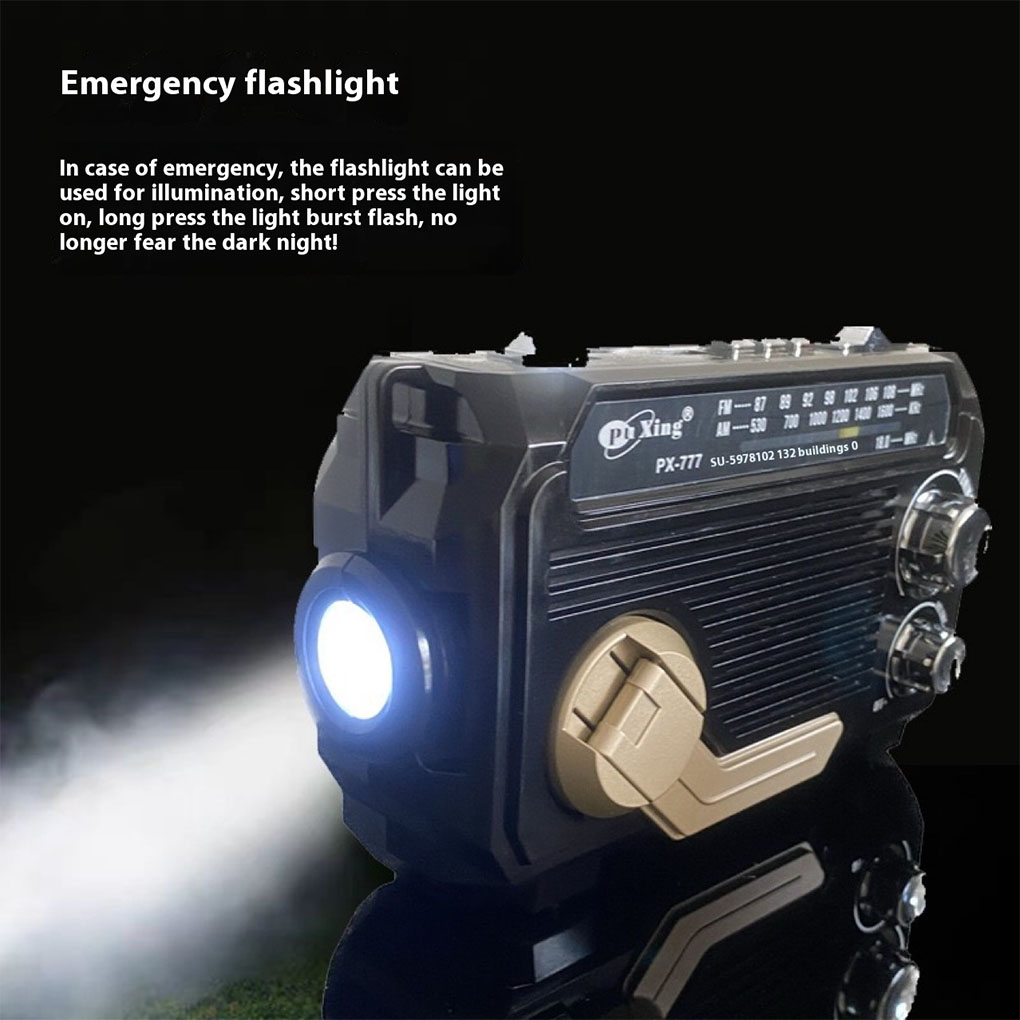 FM AM SW ラジオソーラー充電緊急ラジオ受信機ハンドク - Emergency Radio Solar のレビューと価格